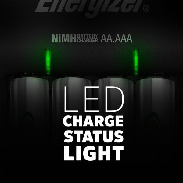 Energizer Base Charger with 4 x 1300mAh AA Batteries