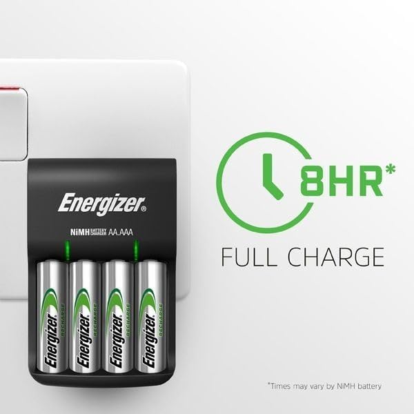 Energizer Base Charger with 4 x 1300mAh AA Batteries