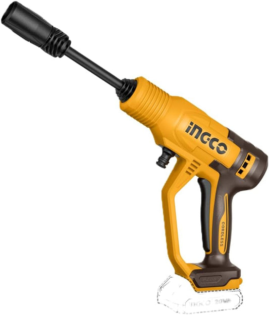 Ingco Cordless Pressure Washer INGCO 20V - Unit Only