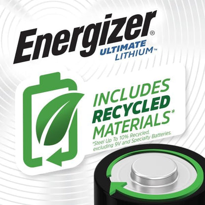 Energizer AA Ultimate Lithium Battery 4-Piece Set