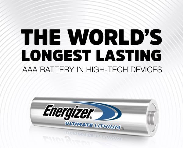 Energizer AA Ultimate Lithium Battery 4-Piece Set