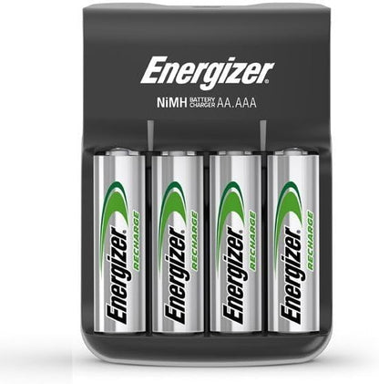 Energizer Base Charger with 4 x 1300mAh AA Batteries