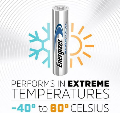 Energizer AAA Ultimate Lithium Battery 4-Piece Set