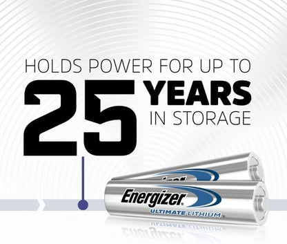 Energizer AAA Ultimate Lithium Battery 4-Piece Set