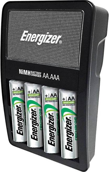 Energizer Maxi Charger with 4 x 2000Mah AA Batteries