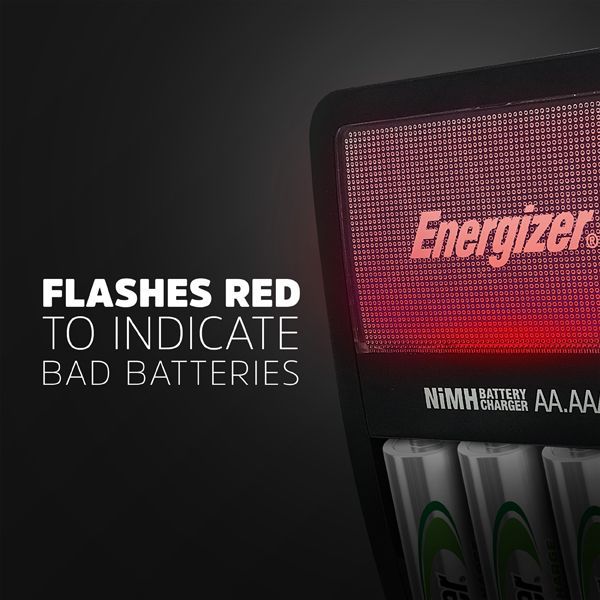 Energizer Maxi Charger with 4 x 2000Mah AA Batteries
