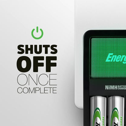 Energizer Maxi Charger with 4 x 2000Mah AA Batteries