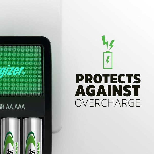 Energizer Maxi Charger with 4 x 2000Mah AA Batteries