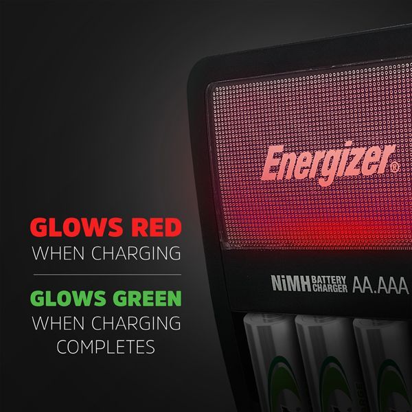 Energizer Maxi Charger with 4 x 2000Mah AA Batteries